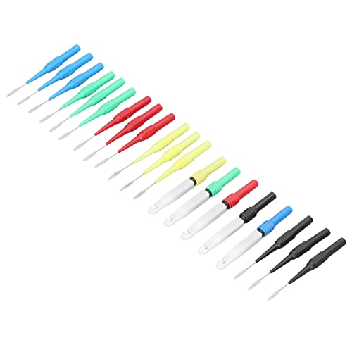 AKLOSIPY Back Probe Pin Set - Messing Steel PA Draht -Piercing Nadel für Zuverlässige Elektronische Reparatur und Tests von AKLOSIPY