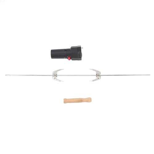 AKLOSIPY Batteriebetriebener Rotisserie -Grill -Kit mit Elektromotor Automatischer Spieß Zum Camping BBQ Outdoor Cooking AKLOSIPY Batteriebetriebener Rotisserie -Grill -Kit mit Elektromotor Automatischer Spieß Zum Camping BBQ Outdoor Cooking von AKLOSIPY