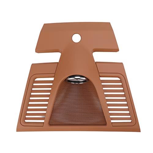 AKLOSIPY Cognac Clock Kühlergrillabdeckung 970 552 151 01 2S0 für 2010-2016-Hochwertiges Dashboard-Zubehör-Ersatz für das Dashboard-Zubehör (weiße Stoppuhr) von AKLOSIPY