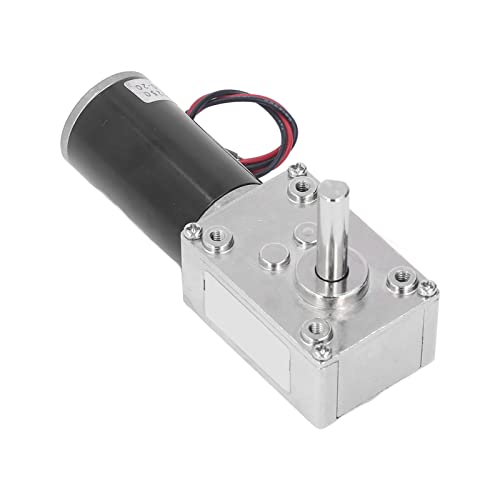 AKLOSIPY DC-Getriebe Motor 18W Hohe Reversible Geschwindigkeitsreduzierung Motor mit Selbstverriegeltem Merkmal DC12V 0-50 U/Min (0–10 U/min pro Minute) von AKLOSIPY