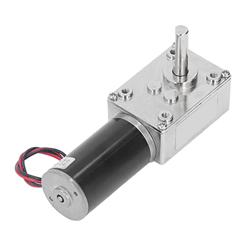 AKLOSIPY DC-Getriebe Motor 18W Hohe Reversible Geschwindigkeitsreduzierung Motor mit Selbstverriegeltem Merkmal DC12V 0-50 U/Min (0–300 U/min pro Minute) von AKLOSIPY