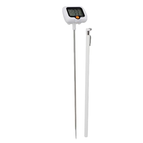 AKLOSIPY Digital mit 180 ° Rotierender Sonde Zum Grill BBQ -Kochen, Edelstahl- und ABS Material, Präziser Elektronischer Display, Automatische Herunterfahrenfunktion von AKLOSIPY