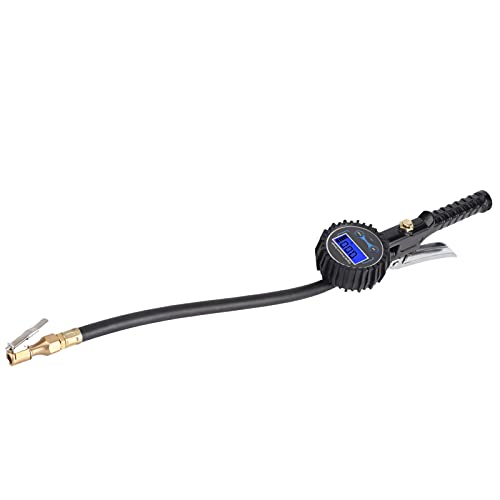 AKLOSIPY Digitaler Reifendruckanzeige mit Inflator 200psi LCD Zeigt Hohe Genauigkeit Autosauto -Motorrad -Werkzeug auf von AKLOSIPY