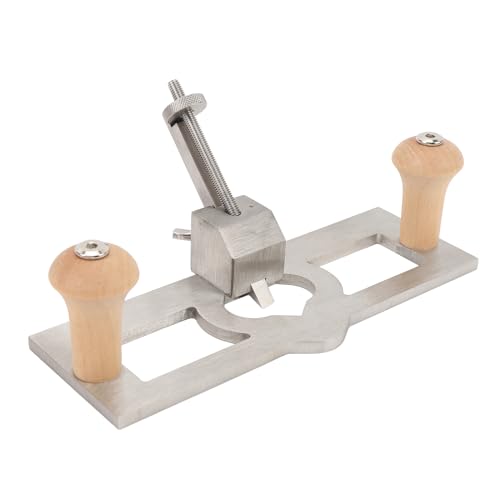 AKLOSIPY Edelstahl -Routerebene für Handheld Holzbearbeitung - Ergonomischer Handplaner mit Tiefenstopp für Holz von AKLOSIPY