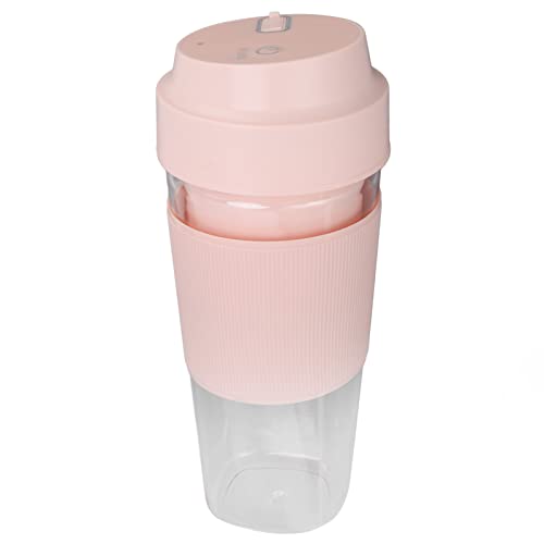 AKLOSIPY Elektrischer Juicer Cup 300 Ml USB Wiederaufladbare Handheld-Mixer für und Lebensmittel Tragbar und Selbstblau (PINK) von AKLOSIPY
