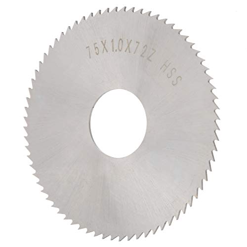 AKLOSIPY Hochgeschwindiger Stahl 72 Zähne Schneidscheibenkreissäge für Holz und Metall 75 X X 22 Mm und Effizient AKLOSIPY Hochgeschwindiger Stahl 72 Zähne Schneidscheibenkreissäge für Holz und Metall 75 X X 22 Mm und Effizient von AKLOSIPY