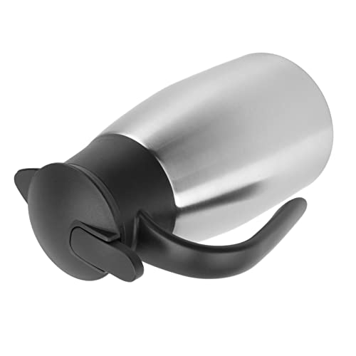 AKLOSIPY Kessel mit Großer Kapazitätspresse - 2L 304 Edelstahl -Thermalkaffee für Zuhause, Büro, Reisen und Partys (Edelstahlfarbe 2L) von AKLOSIPY