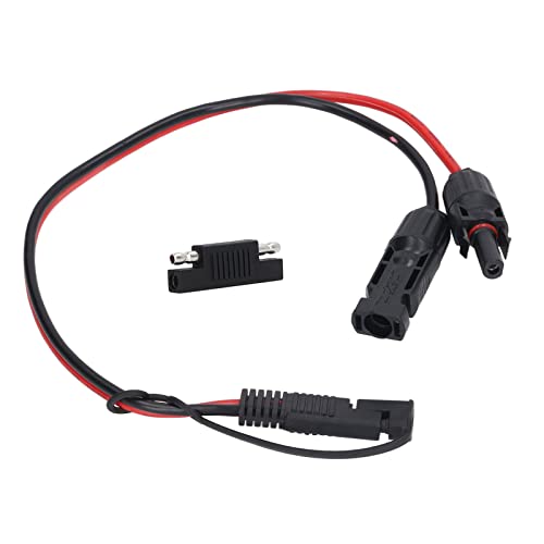 AKLOSIPY Premium 12AWG Solar Panel Steckerkabel, SAE -Adapter für Autos und Motorräder, Duty PVC Isolierung von AKLOSIPY
