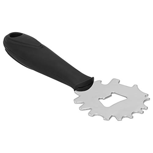 AKLOSIPY Premium Edelstahl BBQ Grill Scraper Tool, Borstenreiniger mit Opener, Ergonomischem Griff, Vielseitig für Gitter von AKLOSIPY