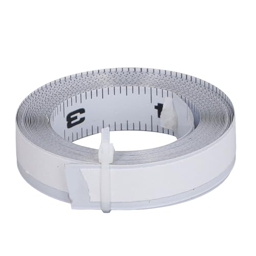 AKLOSIPY Selbstklebender Kohlenstoffstahl Messen Klebeband 12 Fuß mit Schnischbarem Design für Handwerks- und Heimprojekte von AKLOSIPY