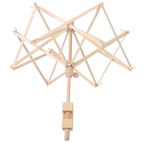 AKLOSIPY Stricken Regenschirm Swift Garn Wicker aus Holz und Leicht zu Verwenden Zum Handwerk und Weben von AKLOSIPY