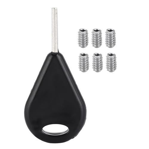 AKLOSIPY Surfboard -Fin -Schlüssel Kit mit 6 Schrauben Essentielles Surfersatz Ersatzwerkzeug für Surfbretter von AKLOSIPY