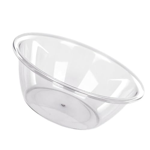 AKLOSIPY Transparentes Waschbecken mit Großer Kapazität - Verdicken Haustier Multifunktional Runde Schale Wanne für Küche und Badezimmer (#2) von AKLOSIPY