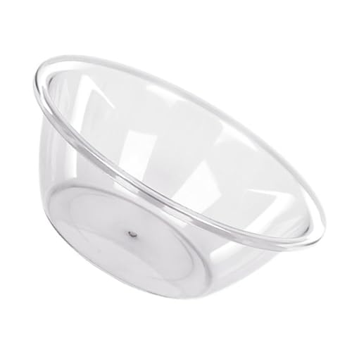 AKLOSIPY Transparentes Waschbecken mit Großer Kapazität - Verdicken Haustier Multifunktional Runde Schale Wanne für Küche und Badezimmer (#3) von AKLOSIPY