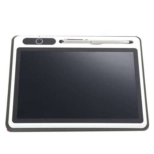 LCD Electronic Notepad Digital Sketch Pad mit Koffer für Busin-Meetings und Tägliche Notizen (schwarz (mit Lederetui)) (Rot (mit Lederetui)) von AKLOSIPY