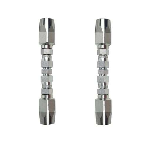 AKM 2er-Pack Hydraulikschlauch-Feld-Reparatur-Set, 0,95 cm Innendurchmesser, wiederverwendbar von AKM
