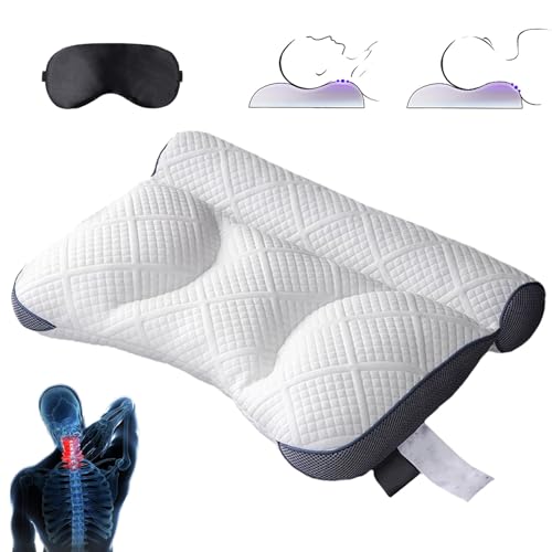 AKMDAK Hicaly Pillow, 2025 Version Hicaly Ergonomic Pillow The Ultimate Neck Support, Cervical Sleeping Pillows for Neck Pain (Gery) von AKMDAK