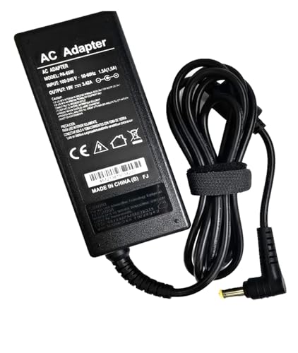 100-240V, 50-60Hz AC Adapter 19V 3.42A 65W 5.5 * 1.7mm Laptop Charger Adapter(AU) von AKNOQNTM