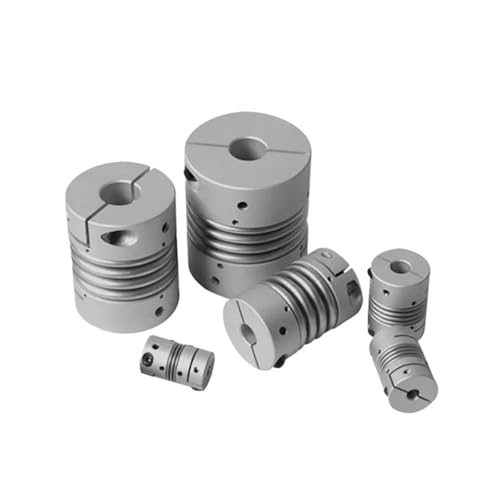 Balgkupplung Schritt-Servomotor-Leitspindel Aluminiumlegierung Clipfeder elastische Kupplung mit hohem Drehmoment CPB-40x55 CNC-Teile(CPB-40x55-17x17) von AKNOQNTM