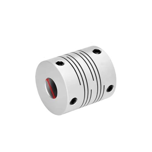 CI-Parallelleitungskupplung, obere Leitungsverbindung, Motor-Encoder-Kupplung, flexible Kupplung aus Aluminiumlegierung CI-19.1X19.1, geeignet for CNC-Teile(CI-19.1X19.1-5x5) von AKNOQNTM