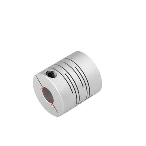 CIC-Kupplung Aluminiumlegierung Parallelleitungskupplung Klemmnut elastische Kupplung CIC-28.5X38 CNC-Getriebeantriebskomponenten(CIC-28.5X38-10x14) von AKNOQNTM
