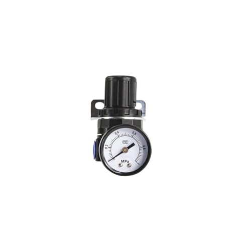 Druckminderventil Luftdruckregelventil SDR2006 Regelventil pneumatische Luftquelle Verarbeitungskomponente Tischhalterung(1pointforSDR100-06withouttableorbracket) von AKNOQNTM