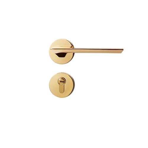 Einfaches mechanisches, magnetisches, geräuschloses Holztür-Split-Schloss for den Innenbereich, Schlafzimmertürschloss(Amechanicalsilentlock) von AKNOQNTM