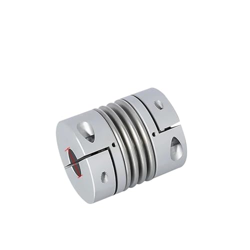 Faltenbalgkupplung aus Aluminiumlegierung, Schritt-Servomotor, Schraubenfeder, elastische Kupplung mit hohem Drehmoment CPB-20x33(CPB-20X33-5X5) von AKNOQNTM