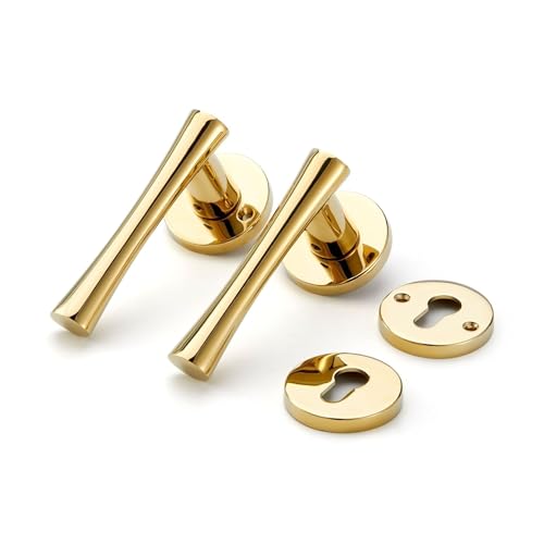 Helles geteiltes Schloss, Innentürschloss, Kupferkern, magnetisch, geräuschlos, Schlafzimmer, Zinklegierung, Griffschloss, leichtes Luxus-Türschloss(GPVDzincalloydoorlock) von AKNOQNTM