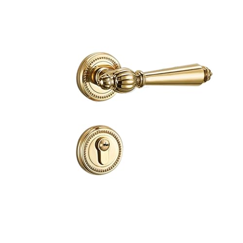 Schlafzimmer-Split-Schloss, Innentürschloss, Kupferkern, magnetischer, leiser Türgriff, Griffschloss, französisches Türschloss(Agoldupgrade7255magneticlockbody) von AKNOQNTM