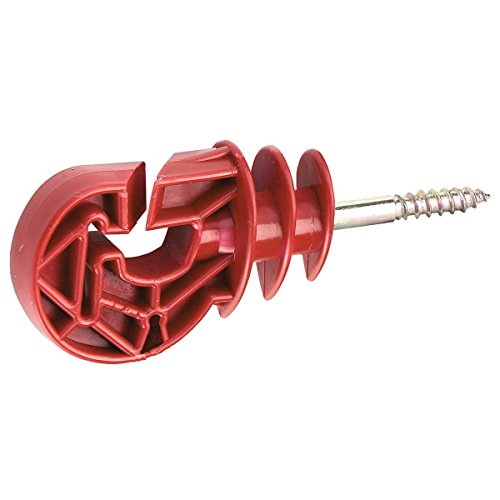 AKO Fencing Premium Kombi-Ringisolator rot, 25 Stück von AKO Fencing