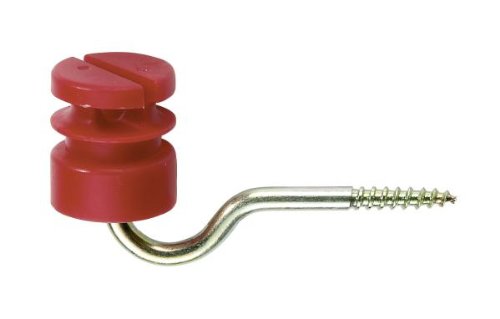 AKO Fencing Schlitzisolator rot 5,3mm Stütze, 100er Pack von AKO Fencing