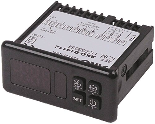AKO D14112 Elektronikregler DI IP65 Ja 1 Relaisausgänge CO-12A(9) inkl. 1x NTC Fühler Frontmaß 79x38mm NTC/PTC/DI für NTC/PTC von AKO Fencing
