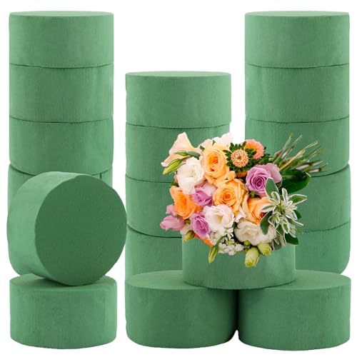 AKOLAFE 24 Stück Steckschaum Rund Steckschwamm 8x4 cm Steckschaum für Blumen Grün Steckmasse für Frischblumen klein Blumensteckschaum zum Basteln für Hochzeiten, Geburtstage, Garten, Wohnung AKOLAFE 24 Stück Steckschaum Rund Steckschwamm 8x4 cm Steckschaum für Blumen Grün Steckmasse für Frischblumen klein Blumensteckschaum zum Basteln für Hochzeiten, Geburtstage, Garten, Wohnung von AKOLAFE