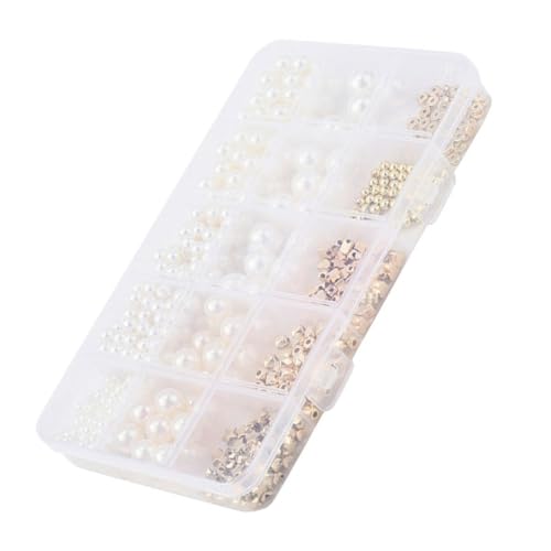 AKOOSY 1 Karton Handgefertigte Perlen Spacer Beads Leichte Lose Perlen für DIY Schmuckherstellung Stilvolle Schmuckperlen für Armbänder und Halsketten Material zum Auffädeln Langlebig von AKOOSY