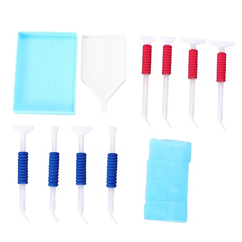 AKOOSY 1 Satz 11 Stück Punktbohrwerkzeug Diamantmalerei Zubehör Diamantmalerei Set Diamantmalerei Werkzeug Set Diamantmalerei Werkzeug Kit DIY Diamant zeichenzubehör Stickstifte von AKOOSY