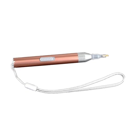 AKOOSY 1 Satz Bohrstift basteln zubehör nagellackstift nagelgelstift Nailing Tool Nagel stifte Werkzeug Bastelstifte selber Machen DIY-Stift Bohren Strass-Stift Aluminiumlegierung Golden von AKOOSY