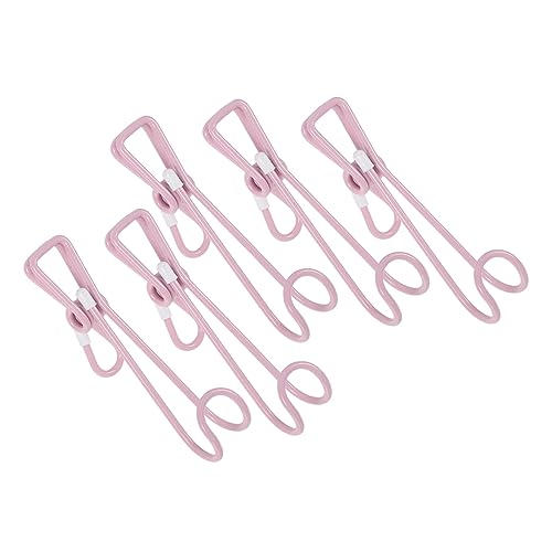 AKOOSY 10 Stk Edelstahl Clip Haken Multifunktional für Küche Bad Handtuch Hut Aufhängen Kompakt Tragbar für Haushalt Reise und Outdoor von AKOOSY