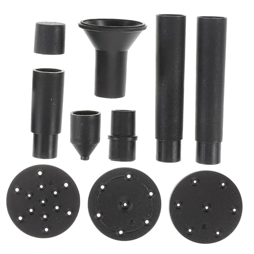 AKOOSY 10 Stück 10 teiliges Solarbrunnen Düsen Set Vielseitige Springbrunnen Aufsätze Langlebig Geeignet für Garten Teich Wasserfall und Solarwasserpumpen Einfache Installation von AKOOSY