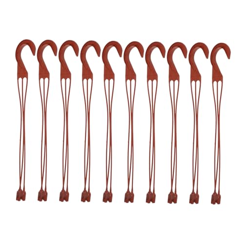AKOOSY 10 Stück Kunststoff Blumentopfhalter Haken für Außenbereich Robuste PP Pflanzenaufhänger mit Hoher Tragfähigkeit Wetterbeständig Platzsparend für Hängende Pflanztöpfe und AKOOSY 10 Stück Kunststoff Blumentopfhalter Haken für Außenbereich Robuste PP Pflanzenaufhänger mit Hoher Tragfähigkeit Wetterbeständig Platzsparend für Hängende Pflanztöpfe und von AKOOSY