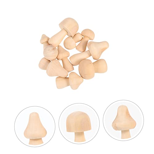 AKOOSY 10 Stück Teiliges Holzpilz bastelset Unfertige Holzpilze zum Bemalen DIY Malspielzeug Lernförderndes aus Sicherem Holz für Fantasie Konzentrationsförderung AKOOSY 10 Stück Teiliges Holzpilz bastelset Unfertige Holzpilze zum Bemalen DIY Malspielzeug Lernförderndes aus Sicherem Holz für Fantasie Konzentrationsförderung von AKOOSY