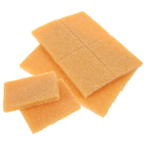 AKOOSY 10 Stück Teiliges Leichter Radiergummi aus Naturkautschuk zur Entfernung von Kleberesten Flexibel Zuschneidbar Abgerundete Kanten für Feine Kunstmalerei und Maskierflüssigkeit von AKOOSY