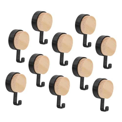AKOOSY 10 Stück Wandmontierte Holz Haken Multifunktionale Selbstklebende Haken für Eingangsbereich Badezimmer und Robuste Bohrfreie Lösung für Jacken Handtücher und Dekoration AKOOSY 10 Stück Wandmontierte Holz Haken Multifunktionale Selbstklebende Haken für Eingangsbereich Badezimmer und Robuste Bohrfreie Lösung für Jacken Handtücher und Dekoration von AKOOSY