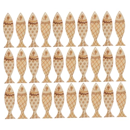 AKOOSY 100 Stück Holzfische zum Bemalen Ungefertigte Fischform-holzscheiben für DIY Bastelprojekte Meeres Dekoanhänger für Kindergarten Geburtstag Weihnachten und Partygestaltung AKOOSY 100 Stück Holzfische zum Bemalen Ungefertigte Fischform-holzscheiben für DIY Bastelprojekte Meeres Dekoanhänger für Kindergarten Geburtstag Weihnachten und Partygestaltung von AKOOSY