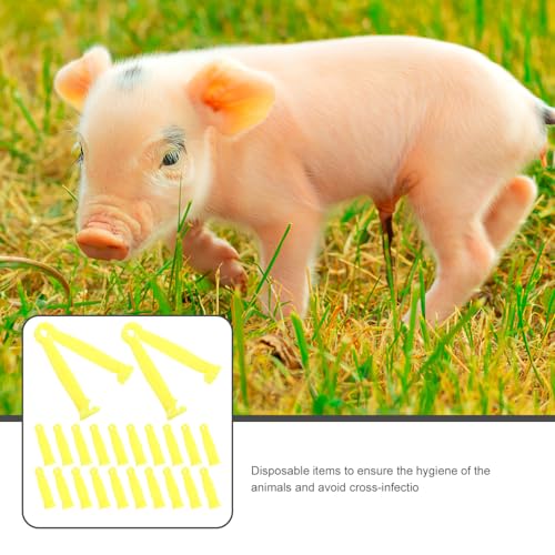 AKOOSY 100 Stück Nabelschnurklemmen aus Kunststoff Robust und Bruchfest für Ferkel und Nutztiere Vielseitig Einsetzbar zur Versorgung und Sicherung der Nabelschnur bei Jungtieren AKOOSY 100 Stück Nabelschnurklemmen aus Kunststoff Robust und Bruchfest für Ferkel und Nutztiere Vielseitig Einsetzbar zur Versorgung und Sicherung der Nabelschnur bei Jungtieren von AKOOSY