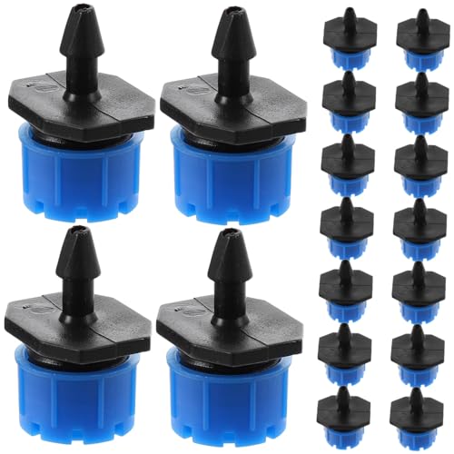 AKOOSY 100 Stück Teiliges Verstellbares Tropfbewässerungsset mit Druckausgleichs Düsen Langlebige Gartenbewässerung für Grünflächen und Pflanzflächen Wassersparendes Bewässerungssystem von AKOOSY