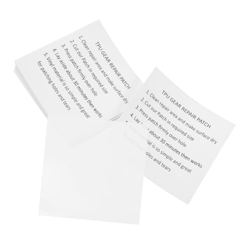 AKOOSY 10stücke Reparaturflicken Für Aufblasbare Produkte wasserdichte TPU Patches Zum Reparieren Von Schnitten Und Löchern An Schlauchbooten Flößen Kajaks Kanus Aufblasbaren Sofas Und von AKOOSY