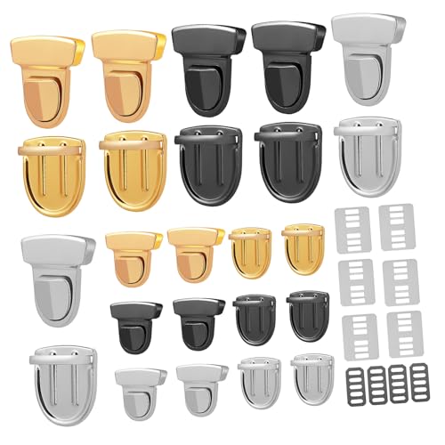 AKOOSY 12 Sätze Teiliges Metall Taschenverschluss mit Poliertem Finish Handtaschen Schloss für Handtaschen Clutches und Rucksäcke Vielseitig Einsetzbar Farben Langlebige Hardware AKOOSY 12 Sätze Teiliges Metall Taschenverschluss mit Poliertem Finish Handtaschen Schloss für Handtaschen Clutches und Rucksäcke Vielseitig Einsetzbar Farben Langlebige Hardware von AKOOSY