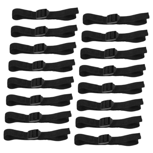 AKOOSY 16 Stück Lawn Aerator Schuhe Riemen Teiliges Verstellbar Strapazierfähig Kompatibel mit Nagelschuhen für Garten Belüftung und Rasenpflege Einfache Befestigung für Verschiedene von AKOOSY