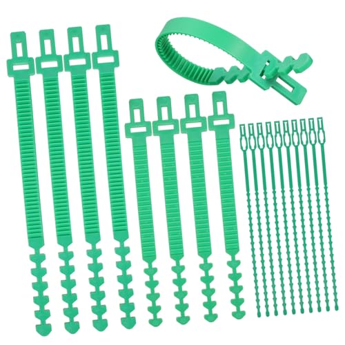 AKOOSY 18 Stück Teiliges Baumgurte aus Robustem Kunststoff Verstellbare Bindebänder für Baumstützen und Obstbaumzweige Flexible Stabile Pflanzenbinder für Gartenunterstützung AKOOSY 18 Stück Teiliges Baumgurte aus Robustem Kunststoff Verstellbare Bindebänder für Baumstützen und Obstbaumzweige Flexible Stabile Pflanzenbinder für Gartenunterstützung von AKOOSY